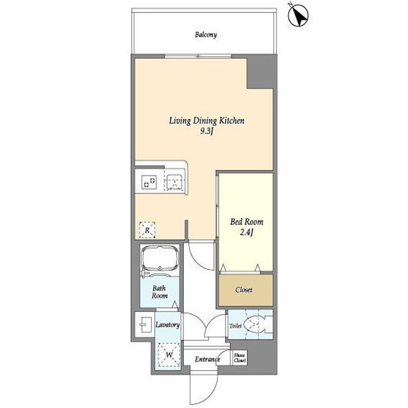 アルファコート曳舟 間取り図