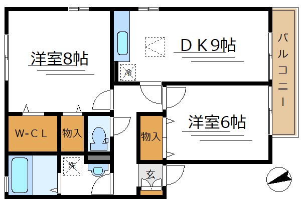 ラミアカーサ MA 間取り
