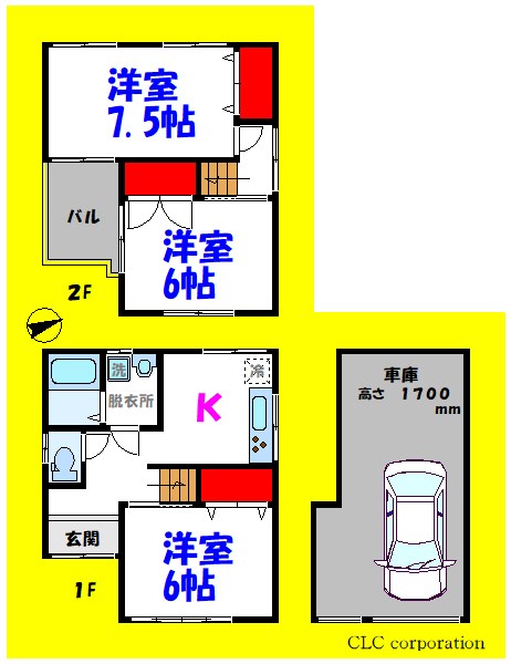 ＪＨ中葛西８丁目 間取り