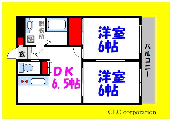 コーポ昭喜Ⅱ 305号室 間取り