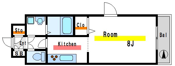ＡＩＺＥＮ砂町 間取り図