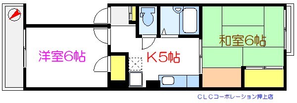 サンハイツみのり 間取り図