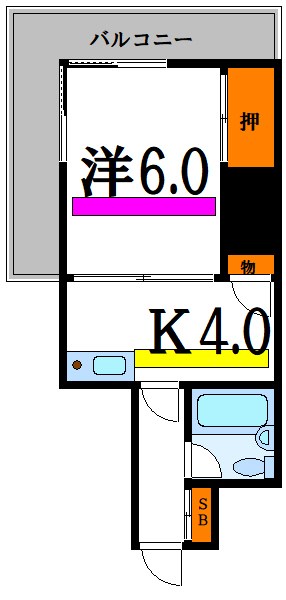 ハイホーム沖田 間取り
