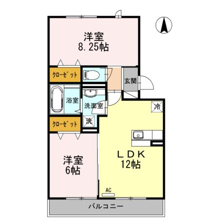 porte bleue（ポルトブルー） 間取り