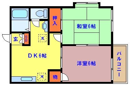 フレグランス元町Ｂ棟 間取り