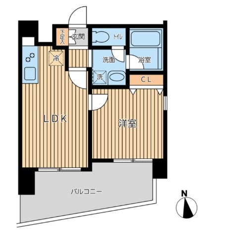 オーキッドレジデンス三ノ輪Ⅱ  間取り