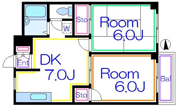 エリール１  間取り