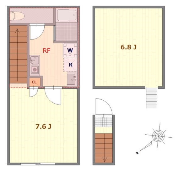 ラ セーヌ上中里 間取り