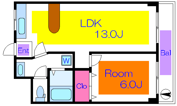 ハピネス市川  間取り