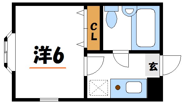 ビックフラットⅡ 間取り