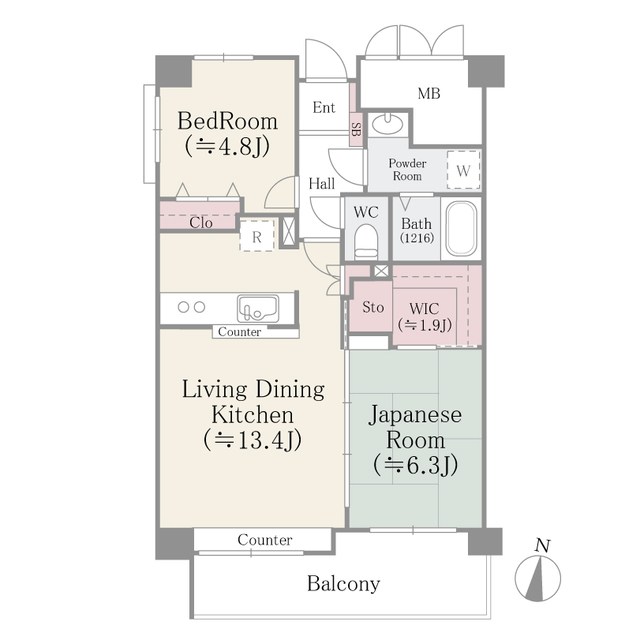 ミ・アモール 間取り