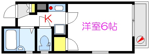 セントエルモ三ノ輪 101号室 間取り