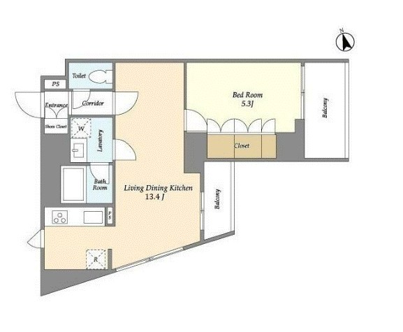 オープンブルーム綾瀬  間取り