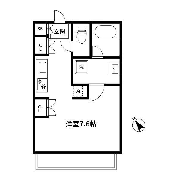 プラウドタワー平井 間取り