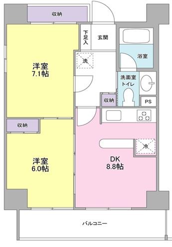 プロスペクト西巣鴨   間取り