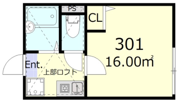 GRACE葛西 301号室 間取り