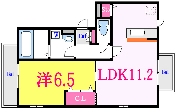 アプロ東小松川 間取り図