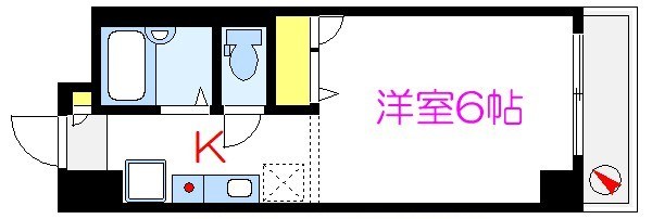 ヴィラファミール 202号室 間取り