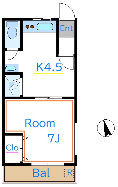 ＡＮハイツ 間取り