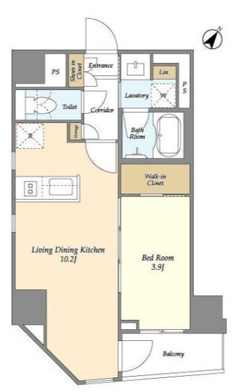 RESiA日本橋小伝馬町(旧ジオエント日本橋小伝馬町） 間取り図