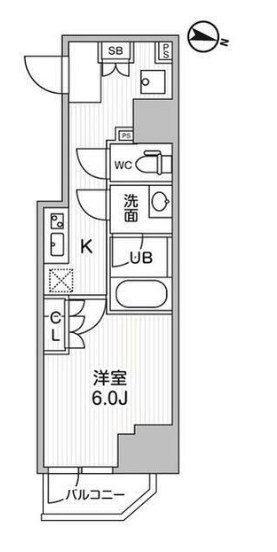 コンフォリア・リヴ千住  間取り図