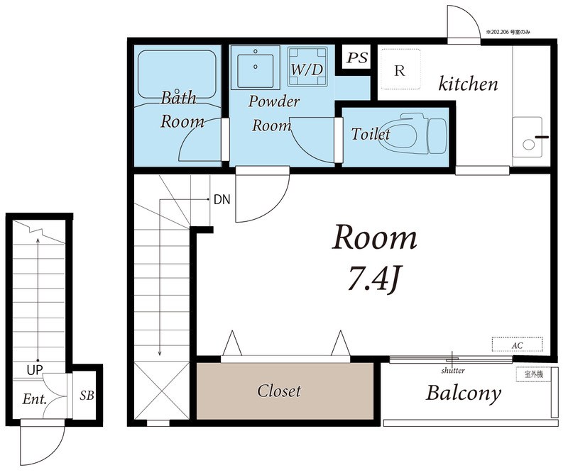 サンパティーク  間取り図