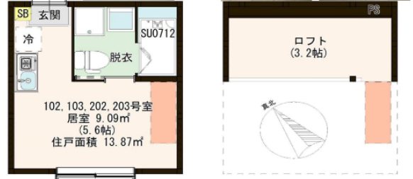 SKフェリス金町  間取り