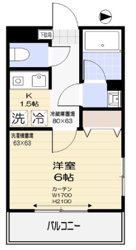 ルピナス清川 間取り図