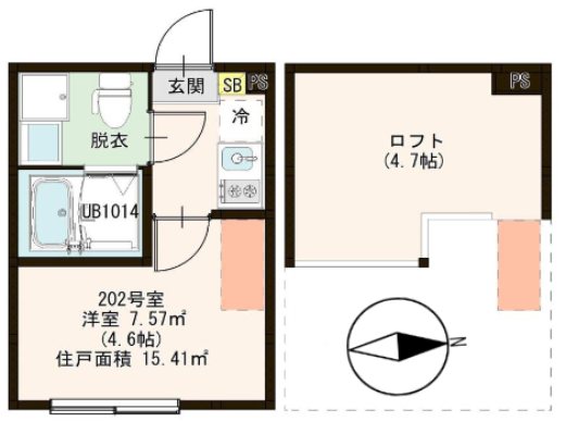 ハーモニーテラス金町Ⅴ 間取り