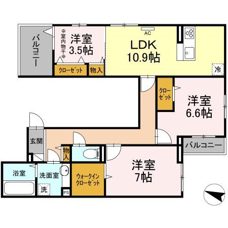 ラ　カーサ　フェリシダ 間取り図
