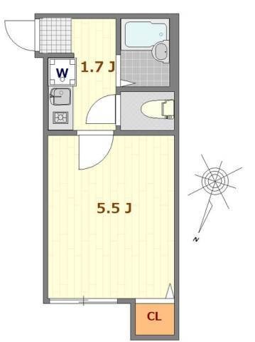 エスポワール綾瀬壱番館 間取り