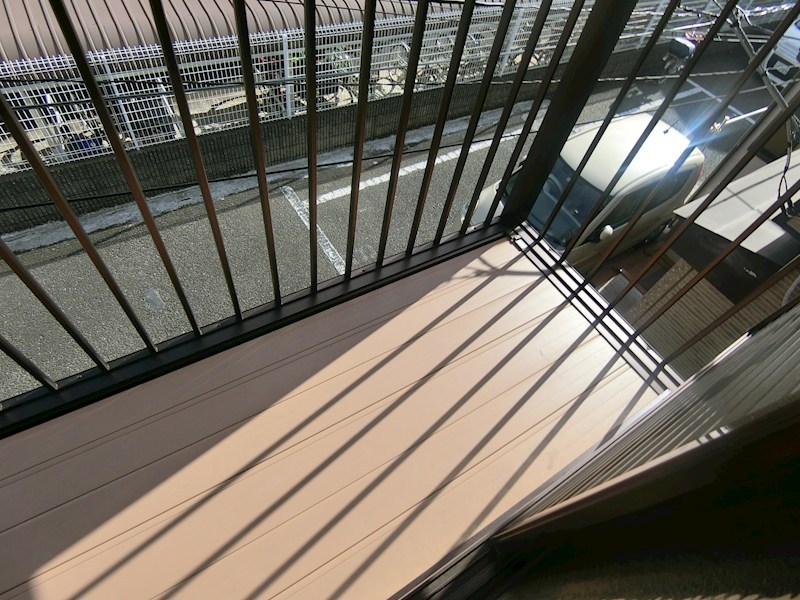 本橋ハイツ ベランダ