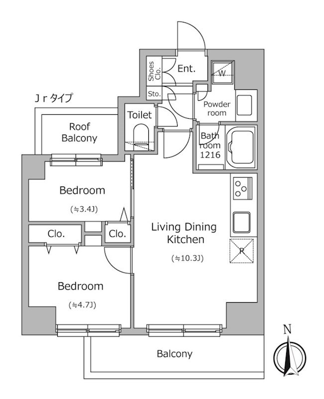 ドゥーエ南千住 間取り