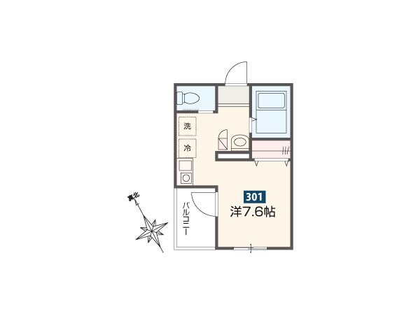 ゴールデンハウス平井 間取り