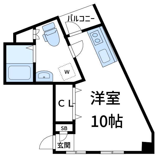 エスパシオ町屋 間取り