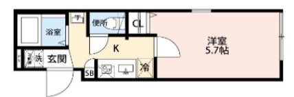 グランクオール北千住オリエンタルキューブ 間取り