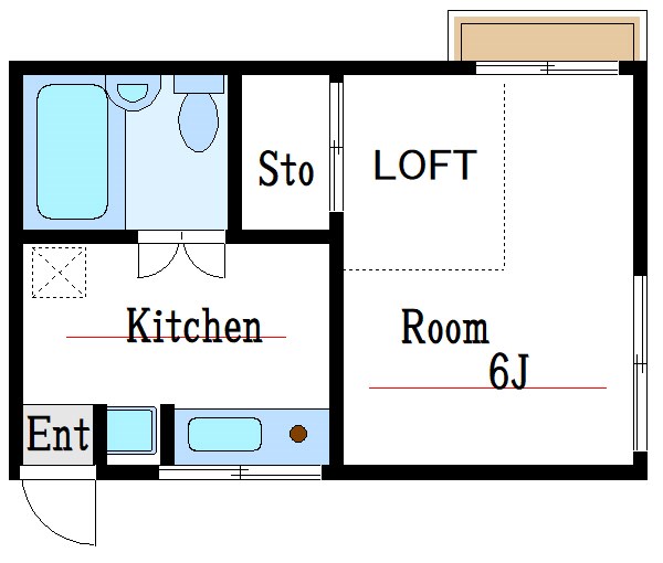 サンケイハイツ篠崎  間取り