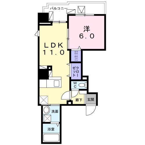 フルール　アビタシオン 間取り図