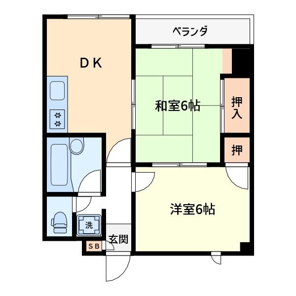 Kレジデンス浅草 間取り