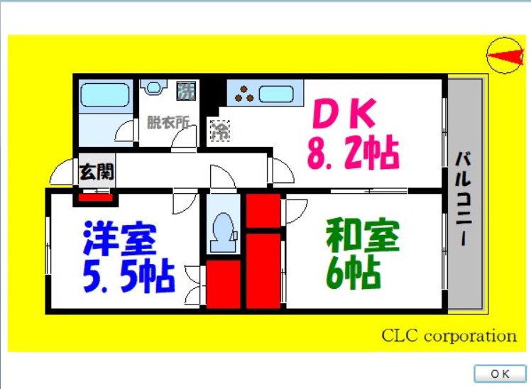 ベイ・ドルフィン   間取り図