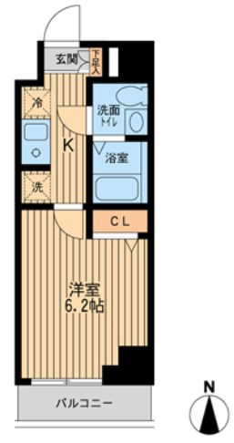 ドゥーエ東陽町 間取り図