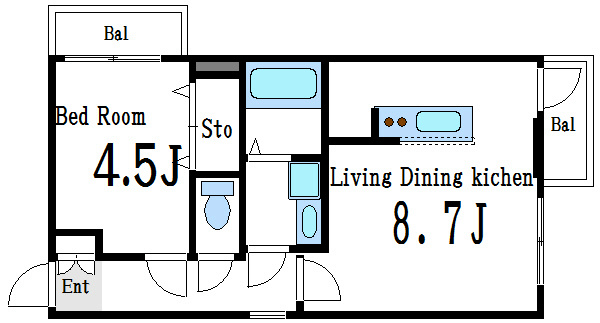 エルスタンザ平井  間取り