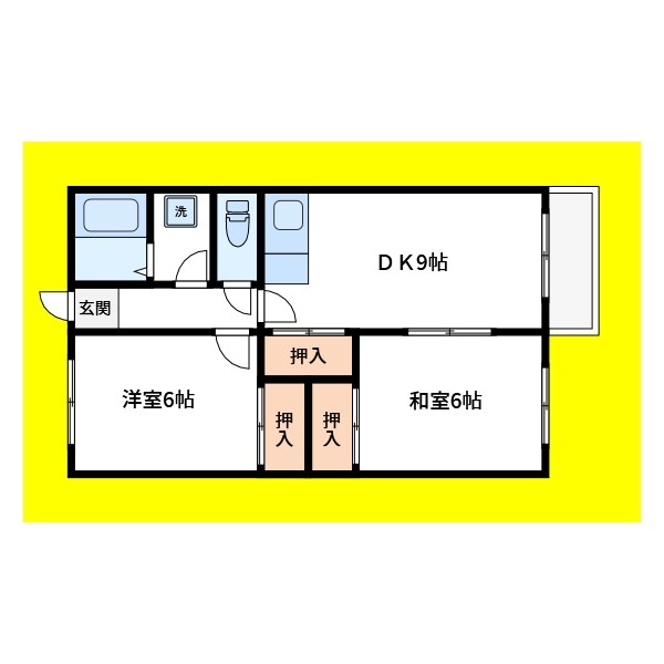 ホワイトプラザ 102号室 間取り