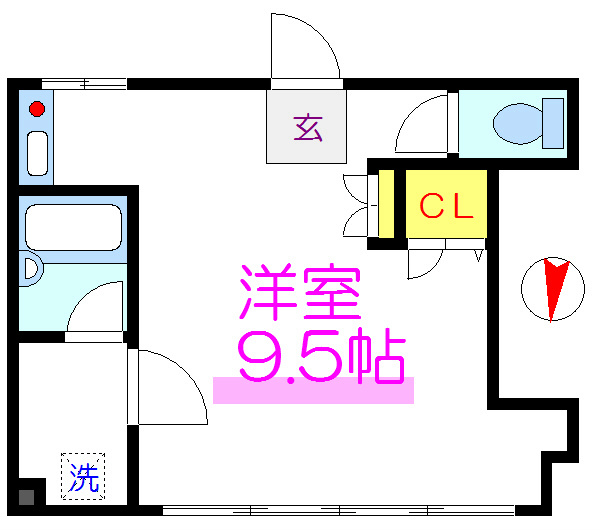 寿々川ビル 502号室 間取り