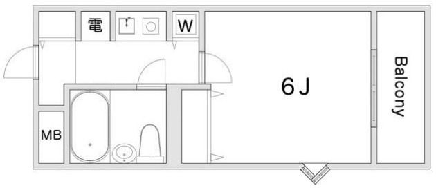 ソフィア行徳 201号室 間取り