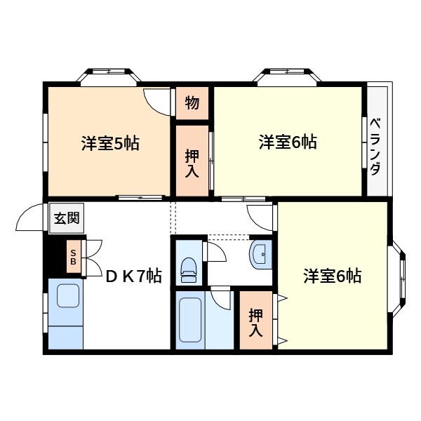 ハイライズ 間取り