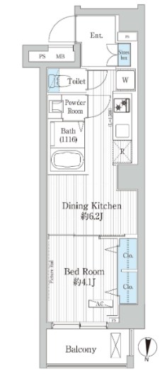 メゾン・シャトロワ深川扇橋 間取り