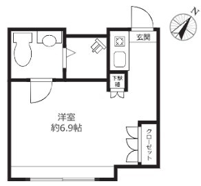 中葛西ハイツ 間取り