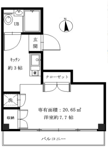 モアクレスト亀戸  間取り