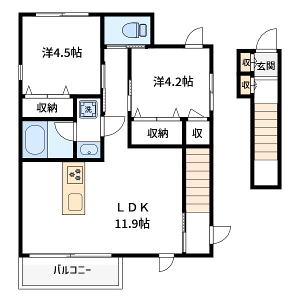 （仮称）中十条２丁目メゾン 間取り